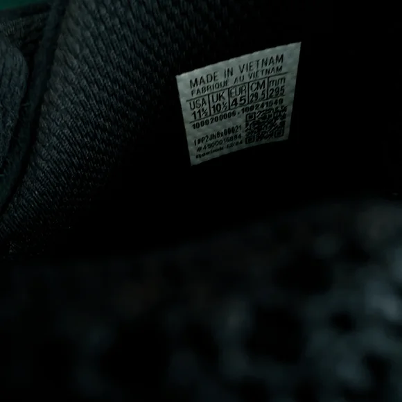 Reebok Black and Gray Athletic Shoes